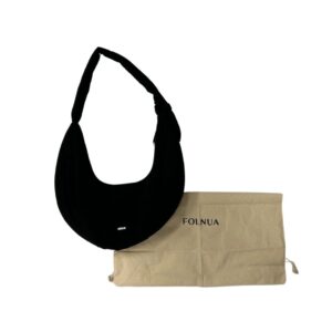 （買取実績）FOLNUA（フォルニュア）　PADDED OVAL BAG G BLACK - COTTON（クッションパッドオーバルバッグ ブラック　コットン）